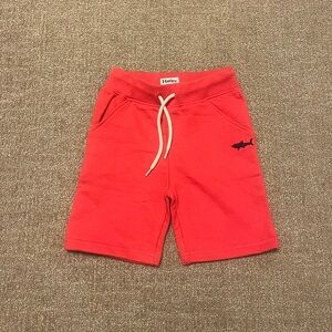NWOT Hatley Toddler Boy’s Red Terry Shorts with Shark